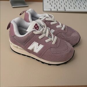 New Balance Purple 574 Sneakers